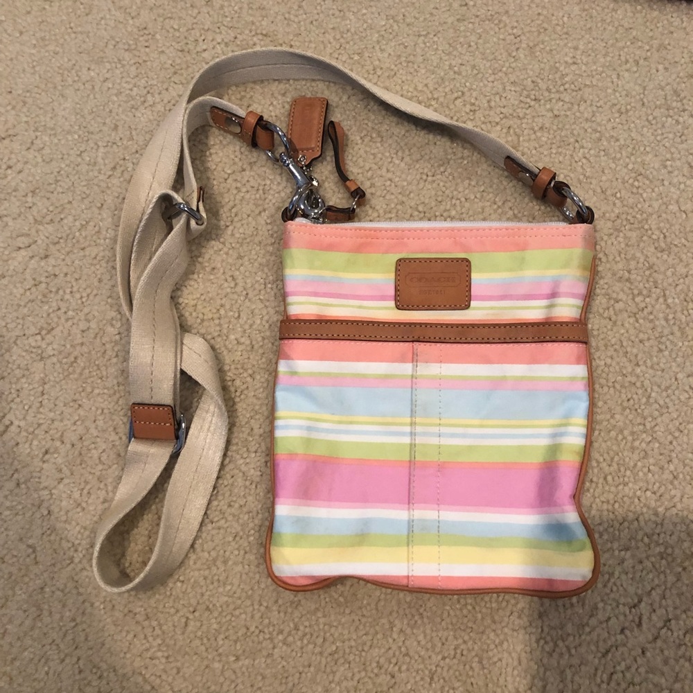 Bright Colorful Coach Crossbody